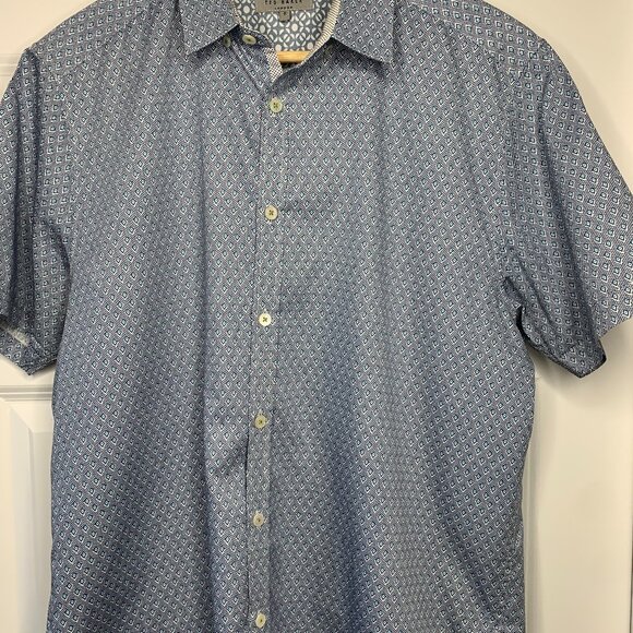 Ted Baker Mens Short Sleeved Shirt - Picture 1 of 9